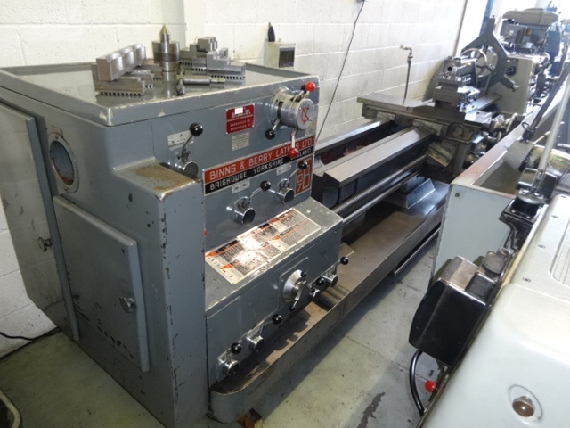 Binns & Berry Model TB707 Gap Bed Centre Lathe