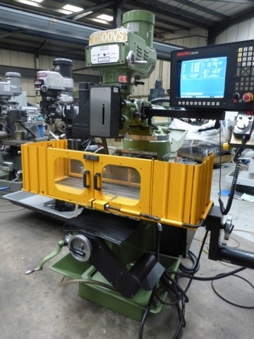 Europa CNC Model 1500vs Turret Miller with Anilam 3300mk 3 Axis Control