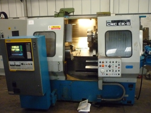 Yam Ck-5 CNC Lathe With Fanuc 10T Control
