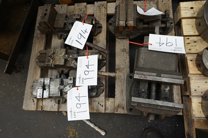 (3) Machine Vices 3 ½’’, 7’’ Machine Vice and 6’’ Machine Vice