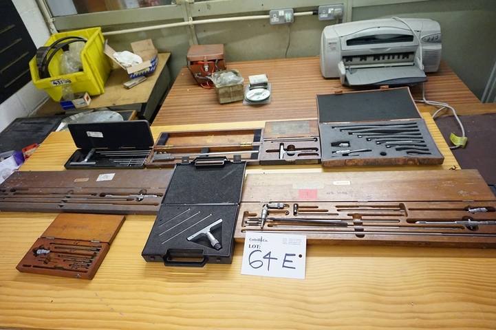 Qty of Depth Gauges & Inside Micrometers