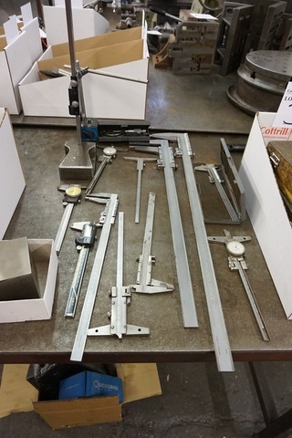 Qty Verniers, Depth Gauges and Height Gauge
