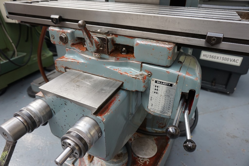 Elliott UI Universal/Horizontal Milling Machine