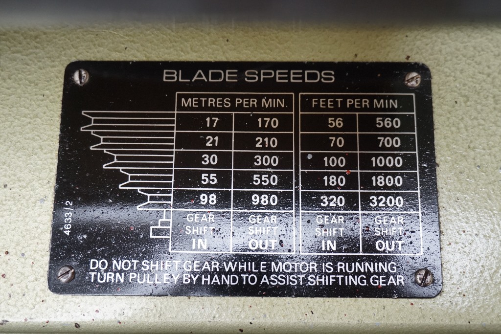 Startrite 18-V-10 Vertical Bandsaw