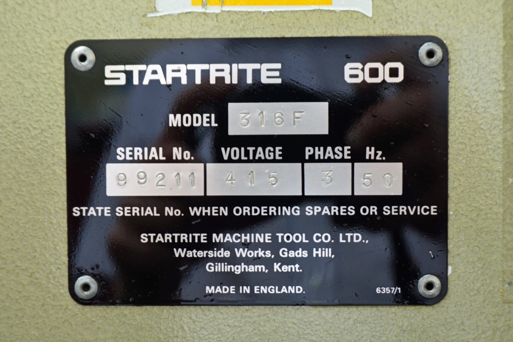 Startrite Type 316F Vertical Bandsaw