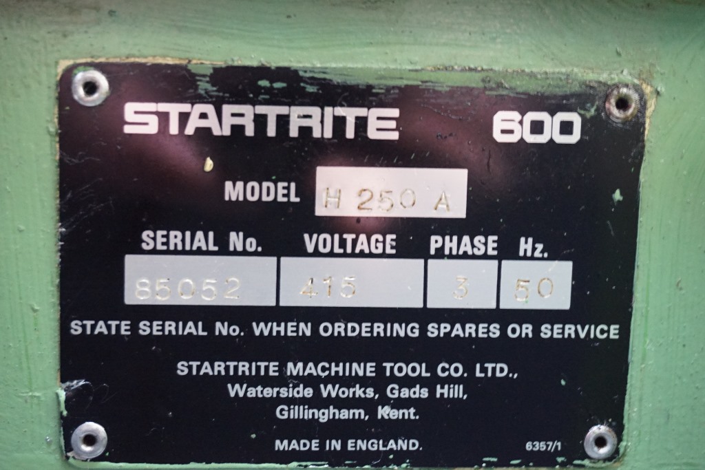 Startrite H250A 10" Automatic Horizontal Bandsaw