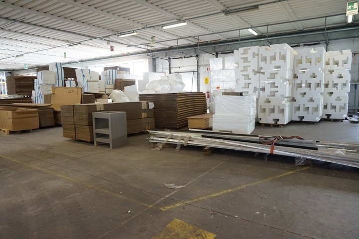 Large Qty of Packing Materials Inc. Cardboard Boxes, Polystyrene