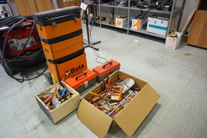 BETA Tool Kit, Torque Wrench and Boxes of Tools