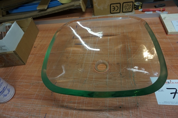 (20) Glass Wash Basins