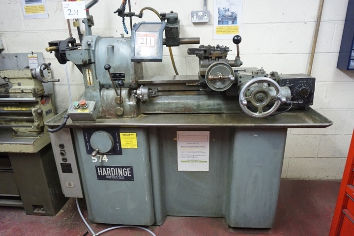 Hardinge Flatbed Lathe