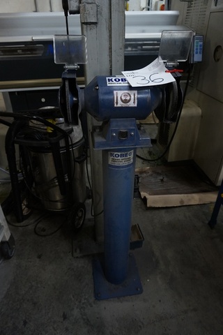 Kobe 6'' Bench Grinder on Pedestal Stand