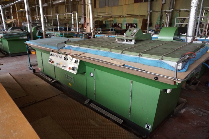 Nepi Ottelo Model FDV 2P Steam Heated Double Press