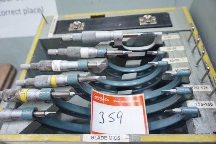 Set of Blade Micrometers