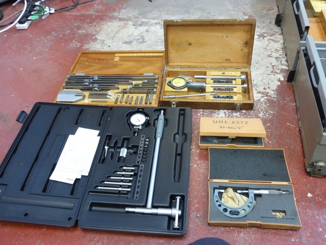 Various Gauges and Cabinet