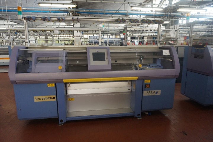 Stoll Model CMS 330 TCR Flat Knitting Machine