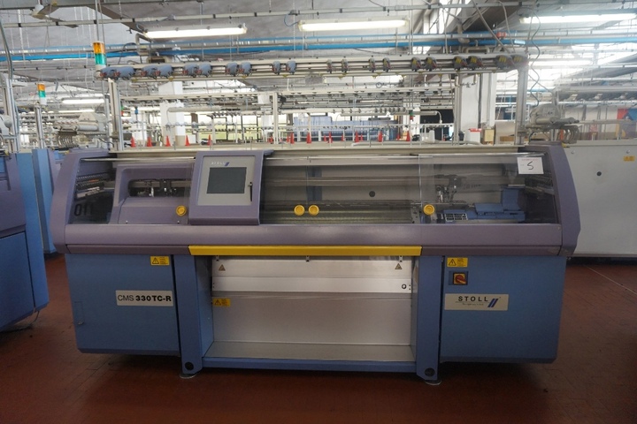 Stoll Model CMS 330 TCR Flat Knitting Machine