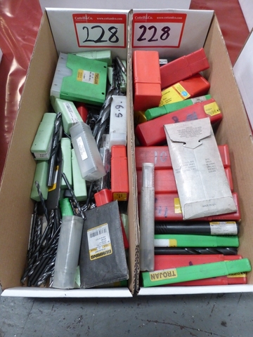 (2) Boxes of Assorted HSS Jobber Drill Bits