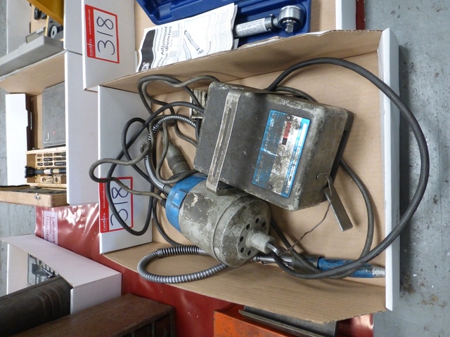 A Brooks and Walker Tools Foot Operated Flexible Drill