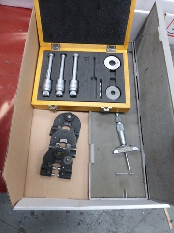(3) Boxes of Assorted Micrometers