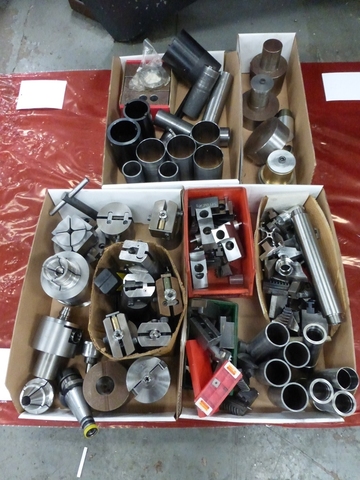 (4) Boxes of Assorted Work Holders