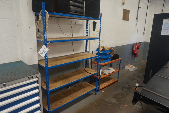 (4) Bays of Assorted Adjustable Boltless Stores Racking