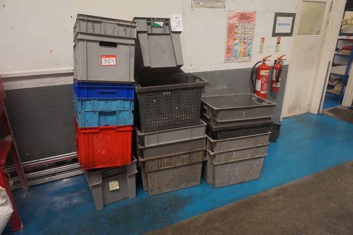Quantity of Assorted Plastic/Steel Storage Boxes