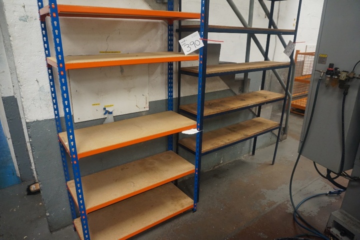 (2) Bays of Assorted Stores Racking
