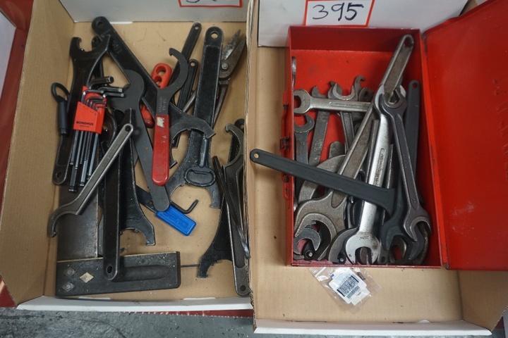 Two Boxes of assorted Spanners