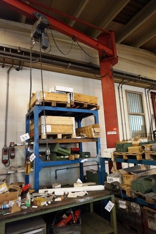 Jib Crane 3.7M x 5M high approx. SWL 200KG