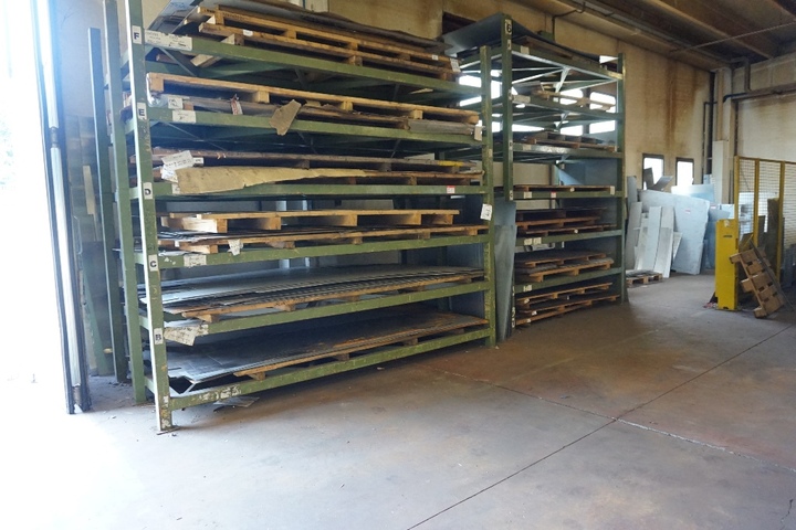 (2) Bays of Heavy Duty Racking including Contents