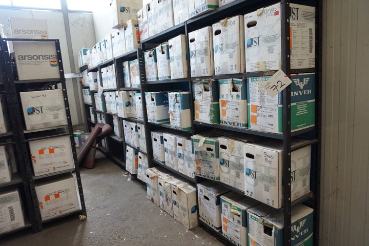 Qty of Racking and Powder Coating Paint