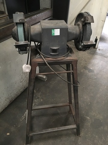Gruesen Single Phase Hand Grinder on Stand