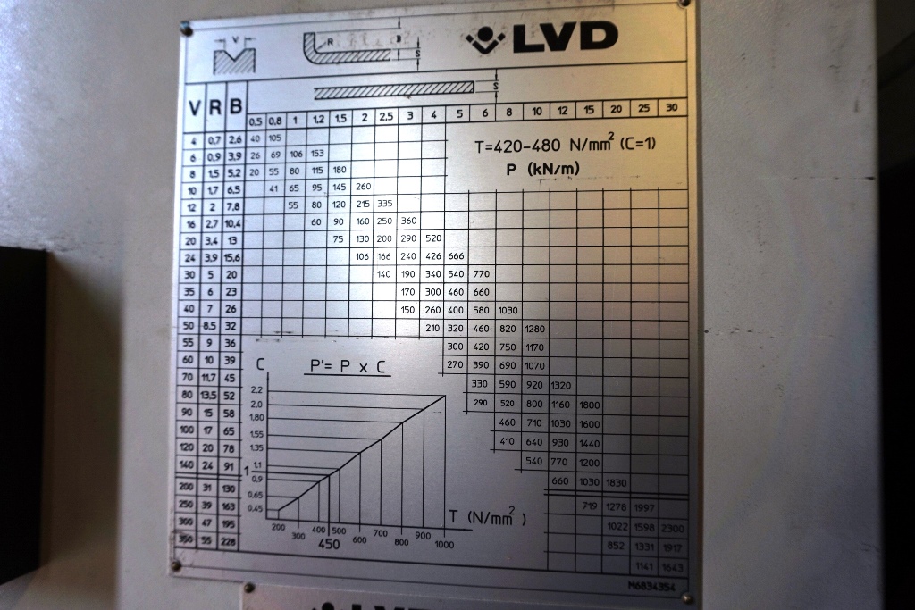 LVD Model PPEB135-3050 Pressbrake