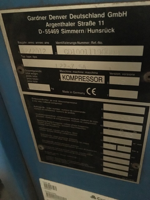 Compair L22 Screw Compressor