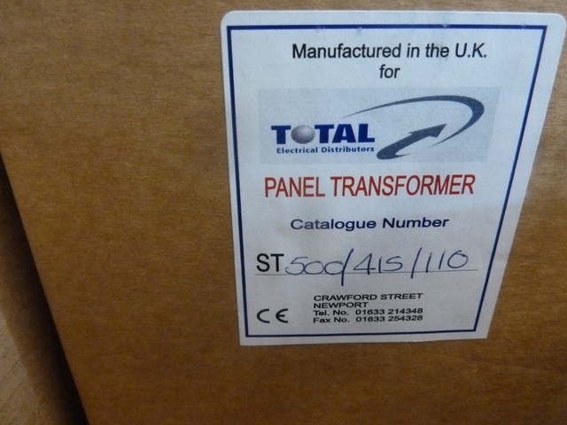 (2) Panel Transformers (Unused)