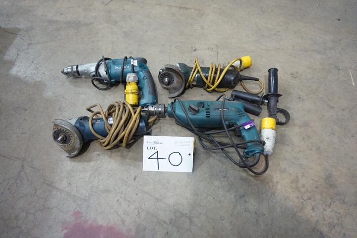 Qty of 110v Electrical Hand Tools