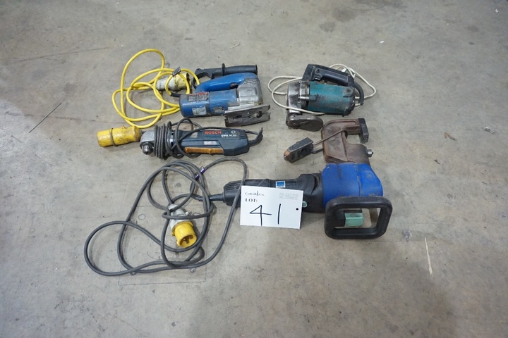 Qty of 110v Electrical Hand Tools
