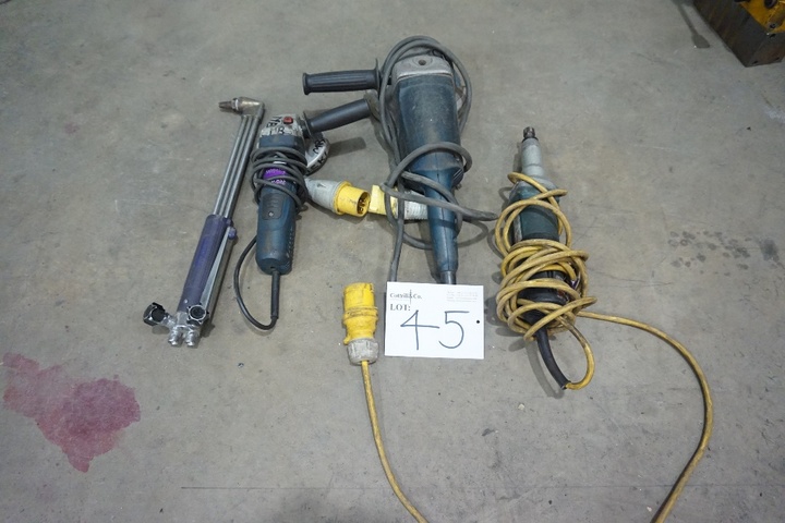 Qty of 110v Electrical Hand Tools