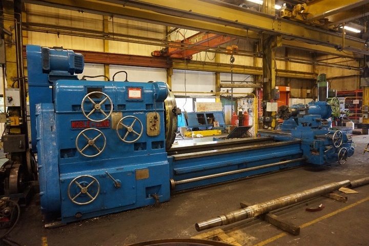 Noble & Lund Heavy Duty Roll Lathe