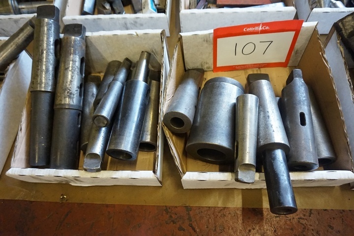 (2) Boxes of Morse Taper Reduction Sleeves