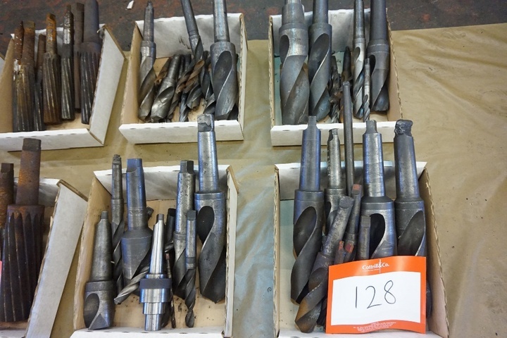 (4) Boxes of Morse Taper Drills