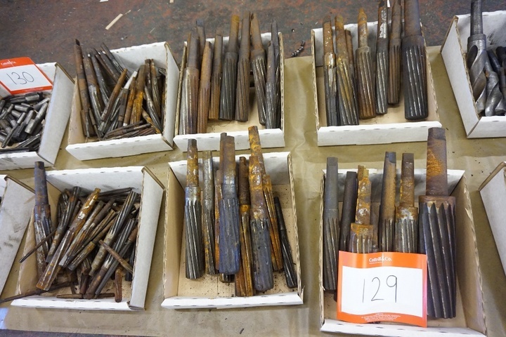(6) Boxes of Morse Taper Reamers
