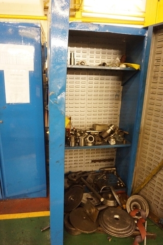 (2) Linbin Steel Storage Cupboards