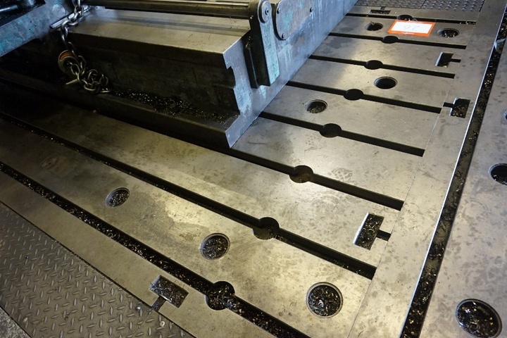 T Slotted Floor Plate 3500 x 2000mm