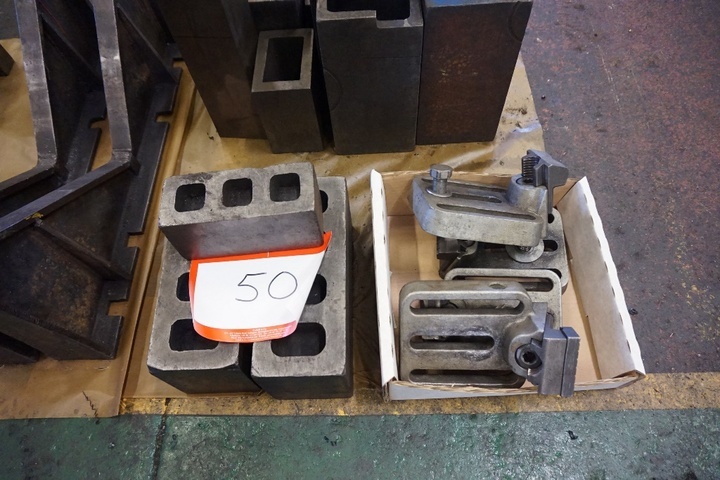 (3) Parallels and (4) Clamping Jaws