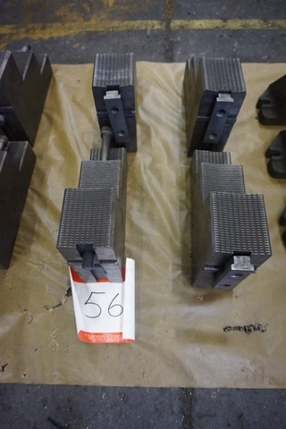 (4) Webster & Bennett Increased Height Table Jaws 300mm High