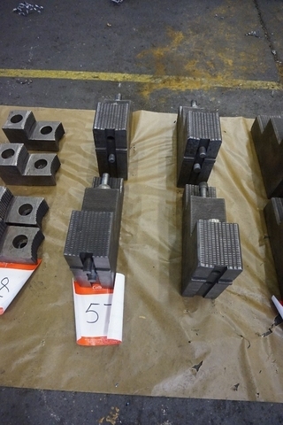 (4) Webster & Bennett Increased Height Table Jaws 300mm High