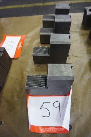 (4) Webster & Bennett Increased Height Table Jaws 150mm High