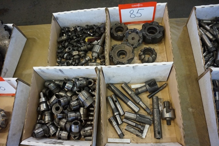 (4) Boxes of Milling, Boring Cutters Collets & Micro Boring Bar Tips