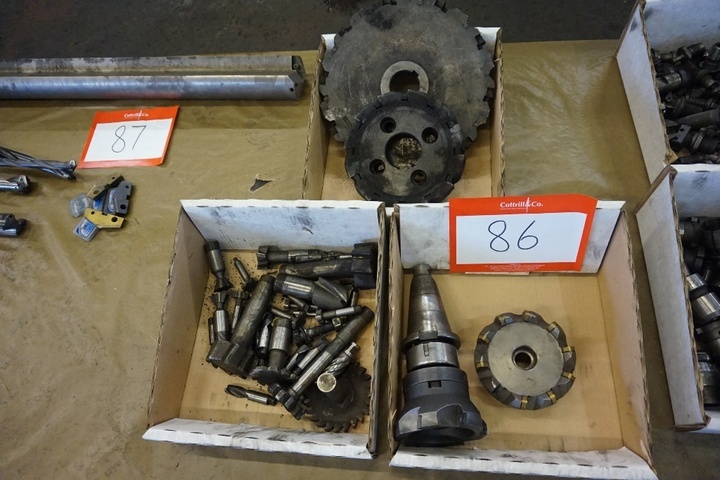 (3) Boxes of Milling Cutters